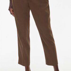 Aritzia Cropped Brown Pants